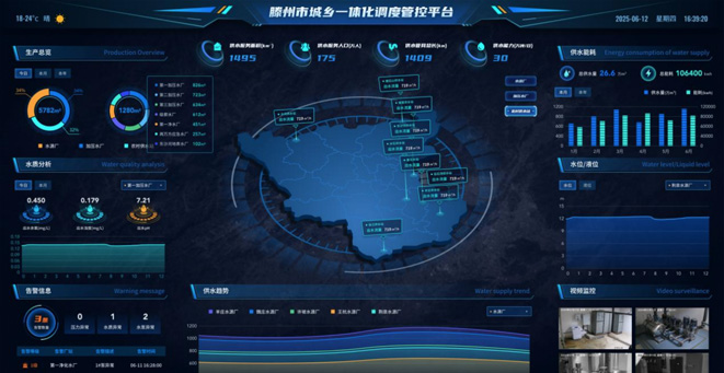 城(cheng)鄉(xiāng)一(yi)體(ti)化供水調度筦(guan)理(li)平檯(tai)